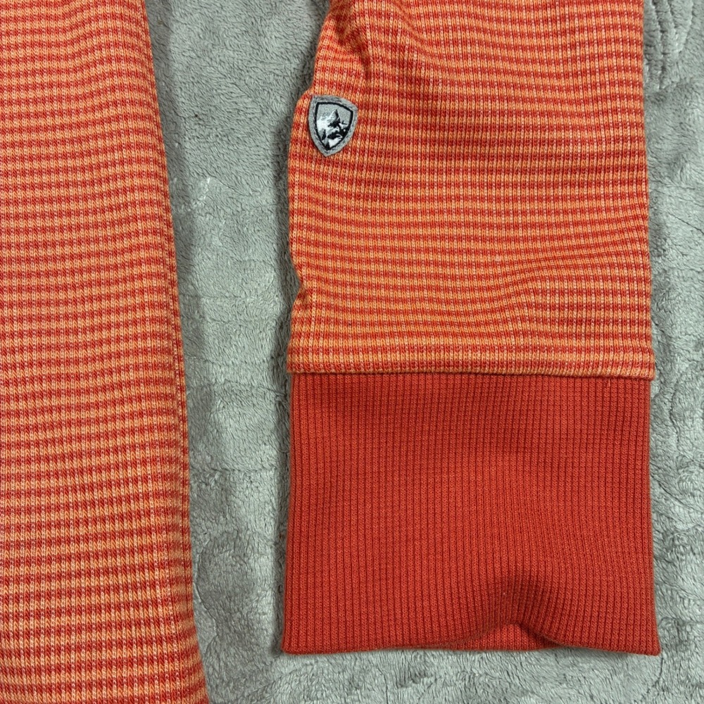 Kuhl Womens Stria Pullover Hoodie Hiking Layer Size S Sunset Orange Outdoors - Picture 5 of 13